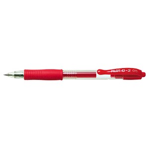 PILOT G2 Gelschreiber rot/transparent 0,3 mm, Schreibfarbe: rot, 1 St. von Pilot