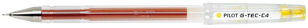 PILOT G-TEC-C Gelschreiber 0.4 mm, Schreibfarbe: Gelb PILOT G-TEC-C Gelschreiber 0.4 mm, Schreibfarbe: Gelb von Pilot