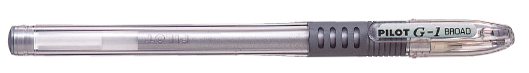 PILOT Gelschreiber G1-10 Grip, silber von Pilot