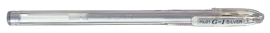 PILOT Gelschreiber G1 Metallic, silber von Pilot