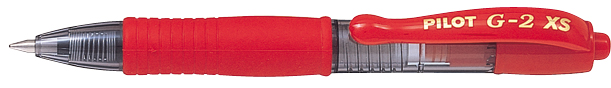 PILOT Gelschreiber G2 XS7 PIXIE, Strichfarbe: rot von Pilot