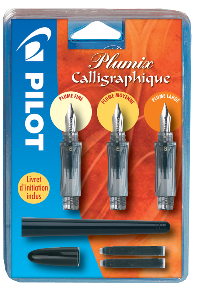 PILOT Kalligraphie-Füllhalter Plumix, 3er Set von Pilot