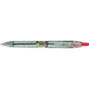 PILOT Kugelschreiber B2P „Bottle 2 Pen“ ECOBALL transparent Schreibfarbe rot, 1 St. von Pilot