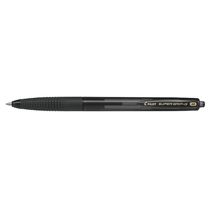 PILOT Kugelschreiber SUPER GRIP G schwarz, Schreibfarbe: schwarz, 1 St. PILOT Kugelschreiber SUPER GRIP G schwarz, Schreibfarbe: schwarz, 1 St. von Pilot