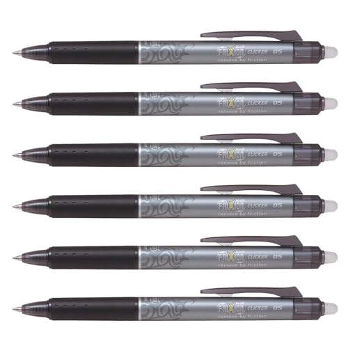 PILOT PEN Tintenroller Frixion Ball Clicker schwarz 0,5mm von Pilot