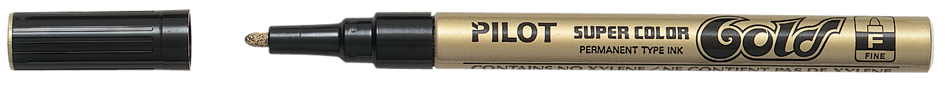 PILOT Permanent-Marker SUPER COLOR,extra feine Spitze,silber von Pilot
