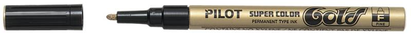PILOT Permanent-Marker SUPER COLOR SILVER, feine Spitze von Pilot