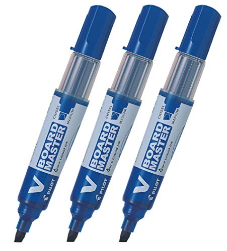 PILOT Refill für V BOARD MASTER (3 Marker, Blau) von Pilot