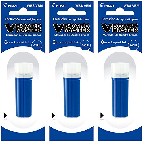 PILOT Refill für V BOARD MASTER (3 Nachfüller, Blau) von Pilot