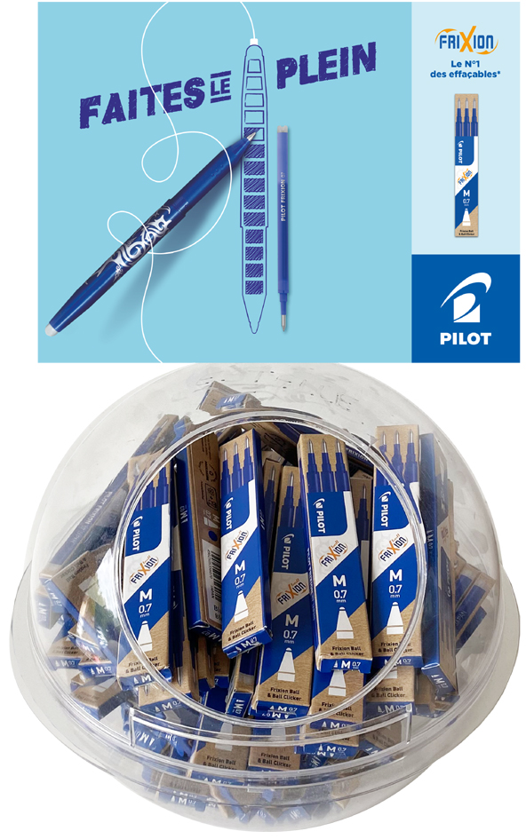 PILOT Tintenroller-Ersatzmine BLS-FRP5-L, 72er Display von Pilot