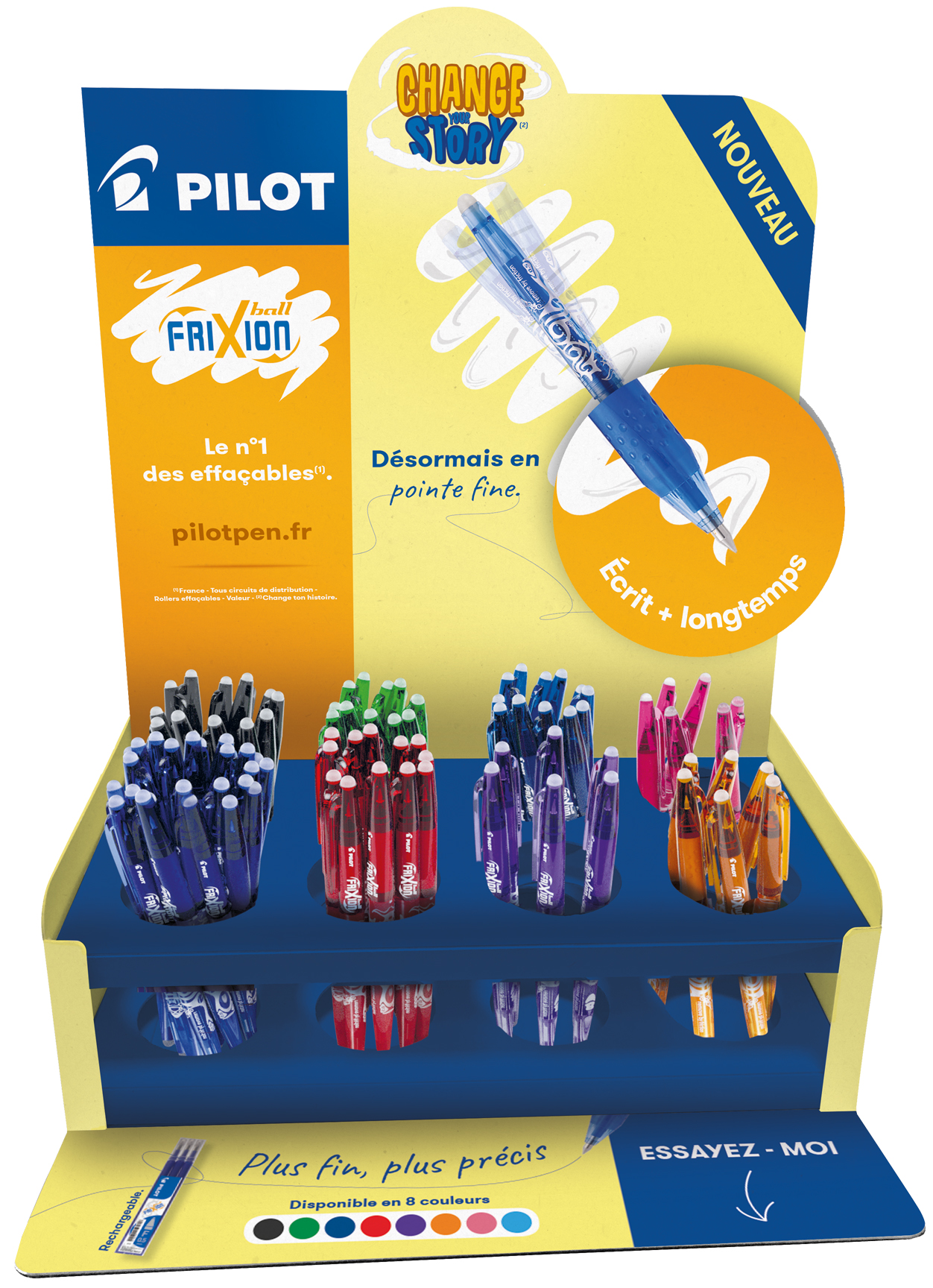 PILOT Tintenroller FRIXION BALL 0.5, 96er Display von Pilot