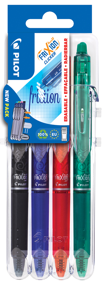 PILOT Tintenroller FRIXION BALL CLICKER 07 Set2Go, 4er Etui PILOT Tintenroller FRIXION BALL CLICKER 07 Set2Go, 4er Etui von Pilot