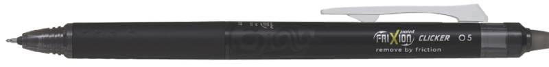 PILOT Tintenroller FRIXION POINT CLICKER, schwarz von Pilot
