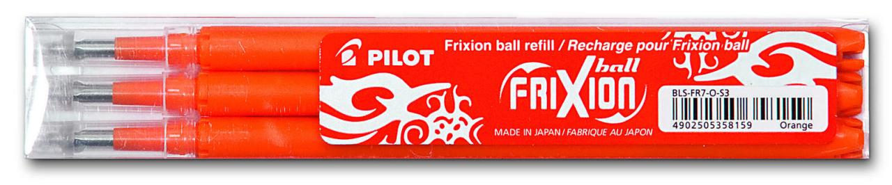 PILOT Tintenrollerminen Pilot FRIXION Refill, orange 0.4 mm Orange von Pilot