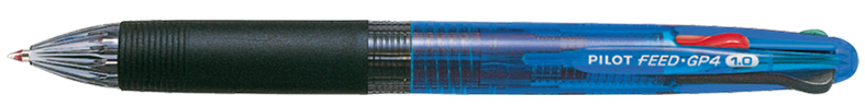 PILOT Vierfarb-Kugelschreiber FEED GP4, Schaftfarben:schwarz von Pilot