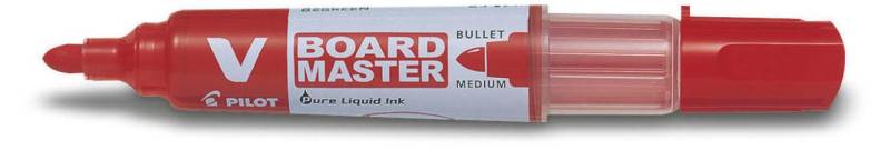 PILOT V Board Master Whiteboard-Marker 2.0 - 5.0 mm Rot von Pilot