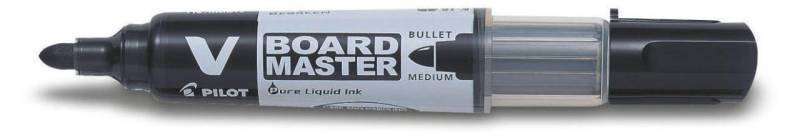 PILOT V Board Master Whiteboard-Marker 2.0 - 5.0 mm Schwarz von Pilot