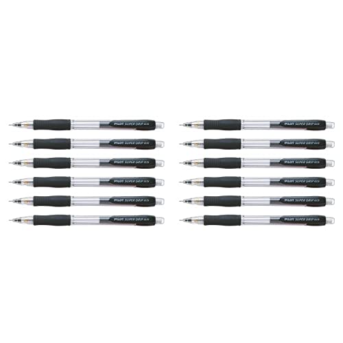 Pilot 12 Stück Druckbleistifte SUPER GRIP h-185sl, Korpus schwarz Pilot 12 Stück Druckbleistifte SUPER GRIP h-185sl, Korpus schwarz von Pilot