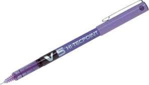 Pilot 5ÂStück Tintenroller V5ÂFlüssigtinte pte Fine Violett von Pilot