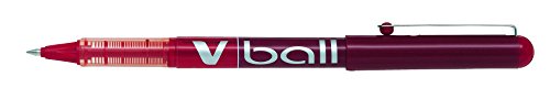 Pilot 6 Stück Tintenroller V Ball VB5 Flüssigtinte pte Metall Fine rot Pilot 6 Stück Tintenroller V Ball VB5 Flüssigtinte pte Metall Fine rot von Pilot