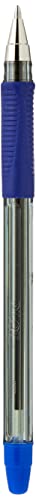 Pilot BPS GP Kugelschreiber 12 Stück gummierter Griff M 1,0 mm Schreibspitze 0,4 mm Strichbreite 12 Stück blau von Pilot