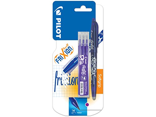 Pilot - Blisterverpackung FriXion Ball 0,7 - Roller radierbar Violett, 1 Stück (1er Pack) von Pilot