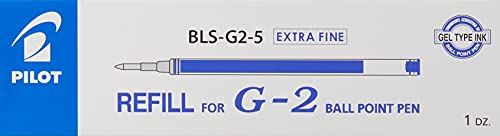Pilot Ersatzminen für G205 Druck-Gelschreiber 12 Stück blau von Pilot