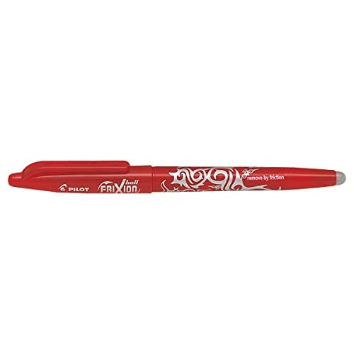 Pilot FriXion Tintenroller, radierbar, Rot, 12 Stück von Pilot