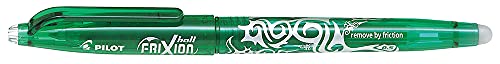Pilot Frixion Feine Linie Wärme / Reibung Löschbare Tintenroller 0.5Mm Spitze - Grün Pilot Frixion Feine Linie Wärme / Reibung Löschbare Tintenroller 0.5Mm Spitze - Grün von Pilot