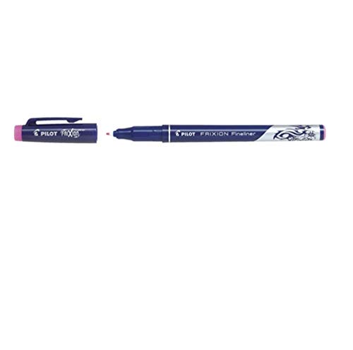 Pilot Frixion Fineliner Filzstift, 1,3 mm Spitze, radierbar, rosa, 12 Stück von Pilot