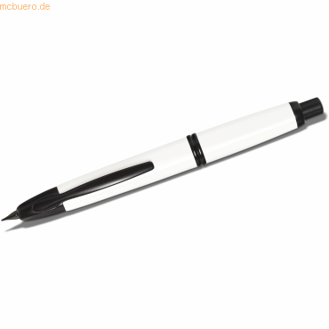 Pilot Füllfederhalter Capless Black and White Feder B weiß von Pilot