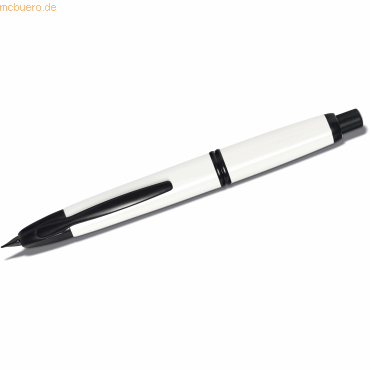 Pilot Füllfederhalter Capless Black and White Feder F weiß von Pilot