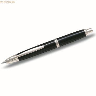 Pilot Füllfederhalter Capless Rhodium B schwarz von Pilot