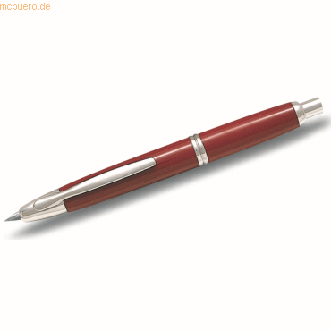 Pilot Füllfederhalter Capless Rhodium F rot von Pilot