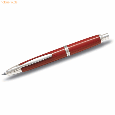 Pilot Füllfederhalter Capless Rhodium M rot von Pilot