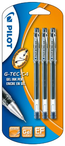 Pilot G-Tec C4 Tintenroller Gel Micro, 0,4 mm Spitze, 3 Stück blau Pilot G-Tec C4 Tintenroller Gel Micro, 0,4 mm Spitze, 3 Stück blau von Pilot