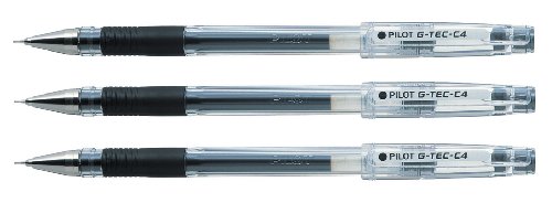 Pilot G-Tec Tintenroller, Microspitze, Schwarz, 3 Stück Pilot G-Tec Tintenroller, Microspitze, Schwarz, 3 Stück von Pilot