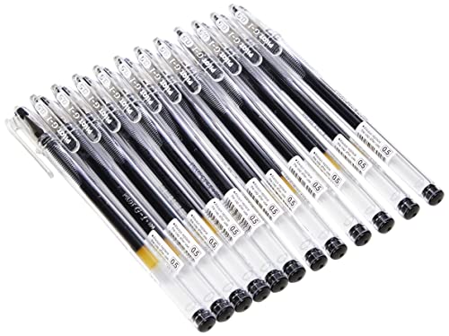 Pilot G105 Gelschreiber mit ergonomischem Griff 0,5 mm Schreibspitze 0,3 mm Strichbreite 12 Stück schwarz Pilot G105 Gelschreiber mit ergonomischem Griff 0,5 mm Schreibspitze 0,3 mm Strichbreite 12 Stück schwarz von Pilot