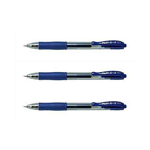 Pilot Gel-Kugelschreiber, G2 07, mittlere Spitze, blau-schwarz, 3 Stück Pilot Gel-Kugelschreiber, G2 07, mittlere Spitze, blau-schwarz, 3 Stück von Pilot