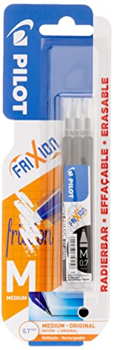 Pilot Pen 2261001B3 - Ersatzminen Tintenroller Frixion Ball, 3er Packung, schwarz von Pilot