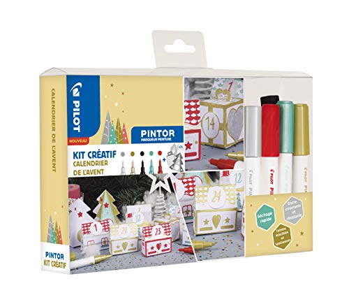 Pilot – Pintor – Kreativ-Set Adventskalender + 5 Farbstifte von Pilot