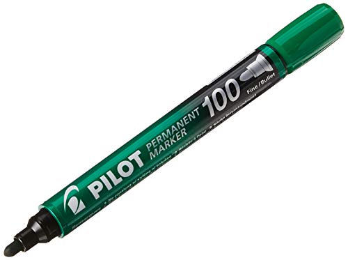 Pilot SCA-100-G Permanentmarker, konisch, Grün, 12 Stück von Pilot