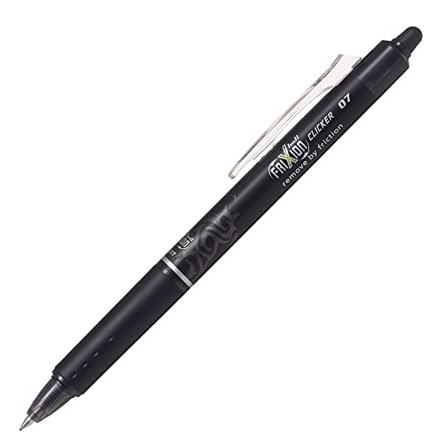 Stift Pilot FriXion Ball Clicker, Gel-Tinte – Mittlere Spitze – 0,7 mm – von Pilot schwarz von Pilot