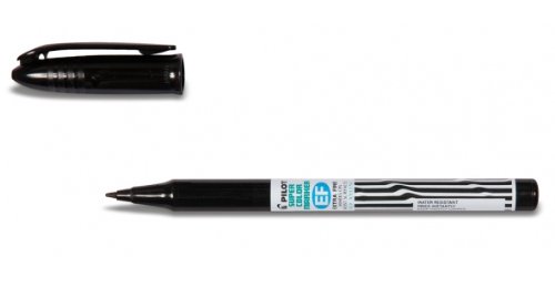 Pilot Super Farbe Extra Fine Permanent Marker 2,0 mm Spitze, schwarz Tinte (je) von Pilot