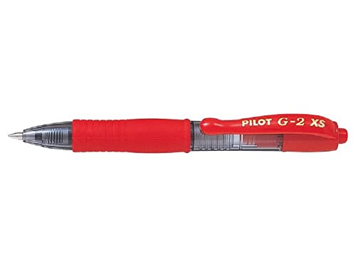 Pilot Super Grip Druck-Kugelschreiber 1,0 mm Schreibspitze 0,4 mm Strichbreite 12 Stück rot von Pilot