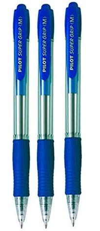 Pilot SuperGrip Pack 3 Stifte Blau von Pilot