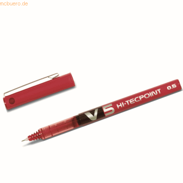 Pilot Tintenroller Hi-Tecpoint V5 0,25 rot von Pilot