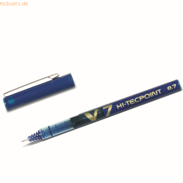 Pilot Tintenroller Hi-Tecpoint V7 0,35 blau von Pilot