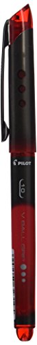 Pilot V-Ball Grip Tintenroller 1mm Flüssigtinte mit Durchflussregler rot 12 Stück von Pilot