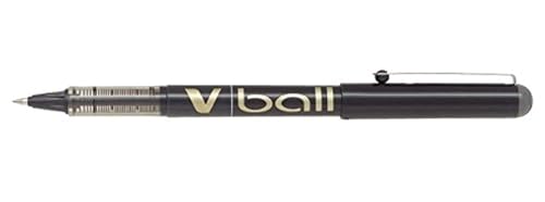 Pilot V-Ball Tintenroller (Flüssigtinte, Spitze 0,7 mm) 12 Stück schwarz von Pilot